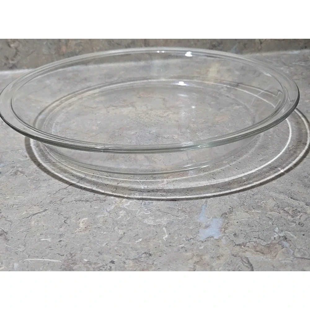 PYREX 210 Clear Glass Pie Dish 10